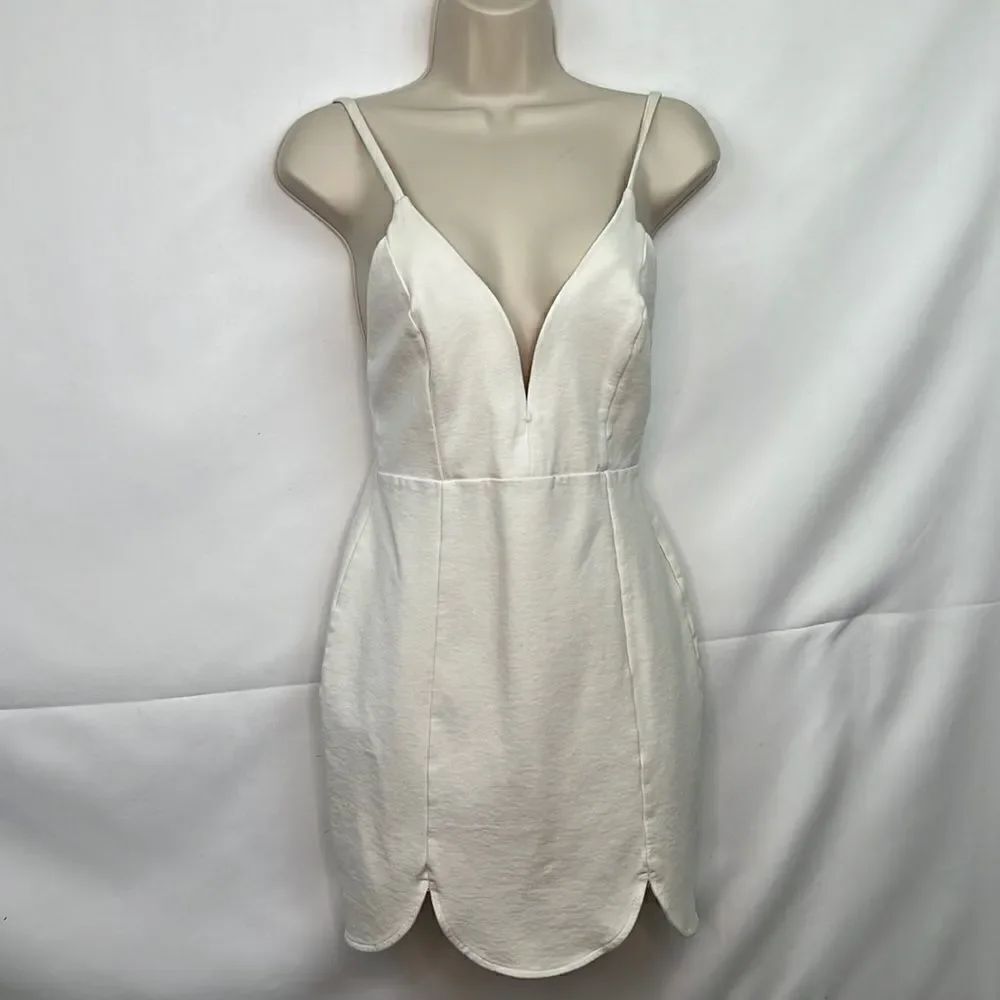 Solemio Cream Dress from Revolve size medium EUC